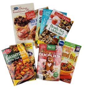 Bundle of vintage recipe pamphlets